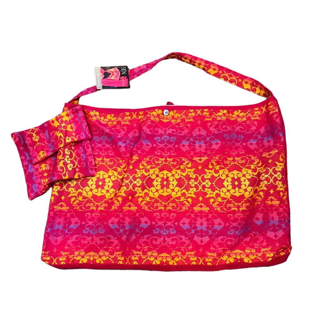 Noble Excellence Beach Bag & 2 Bonus Bags Boho Moroccan NWT